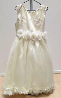 大掃除セール 刺繍 130 結婚式 発表会 フォーマルドレス 再値下げ↓