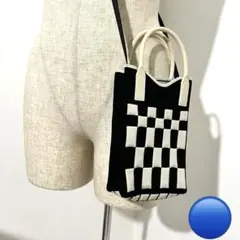 as know as チェッカーミニショルダーバッグ スマホバッグ ピンキーのサムネイル