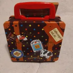 チロルチョコ トランク缶 小物入れ