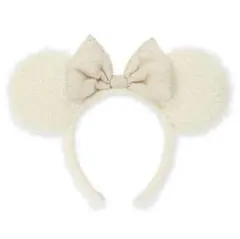 ディズニーミニーカチューシャ 【2025年 新作】 冬 ホワイト