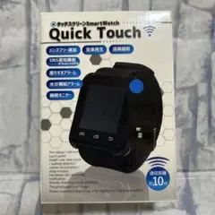【未使用】Quick Touch タッチスクリーン スマートウォッチ 黒