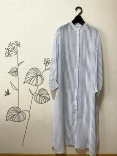 ☆未使用【SM2ブルー】シャツワンピース