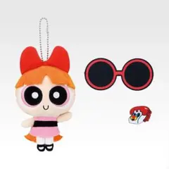 一番くじ パワーパフ ガールズ B賞 ブロッサム♡ぬいぐるみマスコット