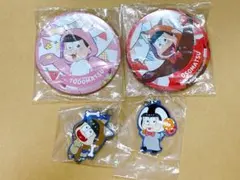 おそ松さん缶バッジ、ラバーキーホルダー