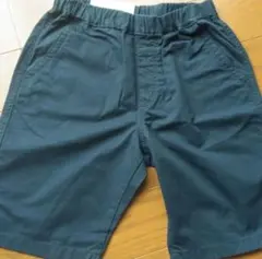 【新品・未使用】UNIQLO イージーショートパンツ ネイビー 140cm