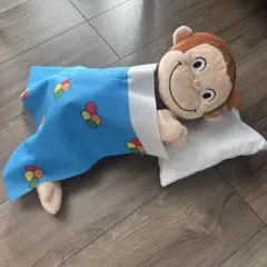 【新品未使用品】【タグ付き】おさるのジョージ　LLぬいぐるみ　SLEEP