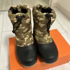 キッズ冬用迷彩ブーツ
