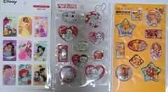 ディズニー ウォーターシール・3Dシール