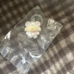 サンリオ　ふわふわスノー　めじるしアクセサリー　ガチャガチャ　ポムポムプリン