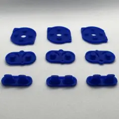 ゲームボーイカラー用 交換用ゴムパッド 3台分セット(ブルー)