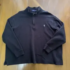 Polo Ralph Lauren ネイビー ハーフジップ トレーナー XL