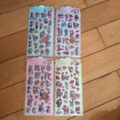 ズートピア4枚　立体シール　きゅんポップシール