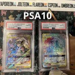 レシラム&ゼクロムGX SA HR PSA10 2枚セット ドリームリーグ