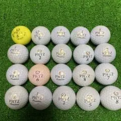 PHYZ ゴルフボール セット 6, 8, 7, 5, 2, 1, プレミアム