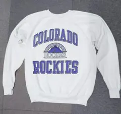 90s アメリカ製 ヘインズ コロラド・ロッキーズ スウェット XL