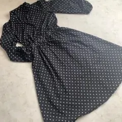 RETRO GIRL ドット柄ワンピース