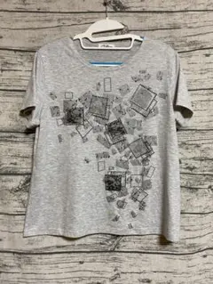 レディース Tシャツ グレー　L