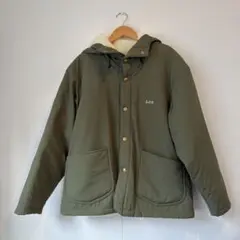 【美品】Lee フード付きオリーブジャケット