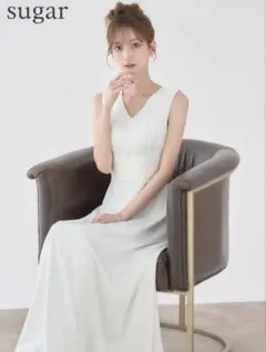 GINZA COUTURE ホワイトロングドレス