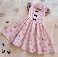 Ank Rouge♡テディベアとベロアリボンのワンピースのサムネイル