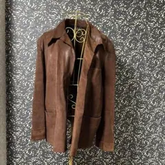 MARUNI マルニ　LINING レザージャケット　40 革　ベスト　ベージュ ノースリーブレザーベスト 23SS | MARNI