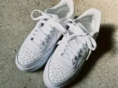 NIKE ナイキ コート ビジョン アルタ ホワイト スニーカー 厚底 23.5