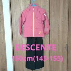 【週末値下】DESCENTE キッズ スキーウェア 上下セット 150のサムネイル