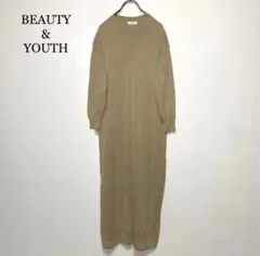 BEAUTY&YOUTH ビューティーアンドユース ゆったりワンピース スリット