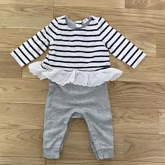 GAP ベビー ロンパース 6-12ヶ月 ストライプ　70cm