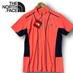 XS ノースフェイス 吸汗速乾 UVカット ストレッチ 半袖 ハーフジップシャツ