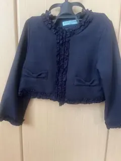 【タイムセール】ハッカキッズ/フリルジャケット/美品/120/入学式