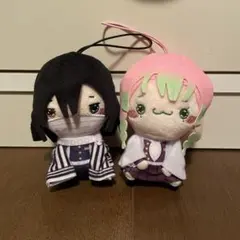 もちぴこマスコット 鬼滅の刃 無限城編 甘露寺蜜璃 伊黒小芭内2体セット