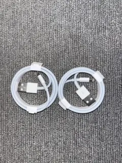【Apple純正 2本セット USB-A to Lightning ケーブル