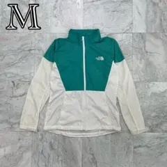 人気　ノースフェイス　ナイロンジャケット　レディース　Ｍ　グリーン　ホワイト