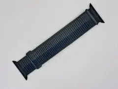 Apple Watch用 ナイロンバンド ミッドブルー（ネイビー×グレー）