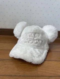ディズニー　帽子　モコモコ　キャップ