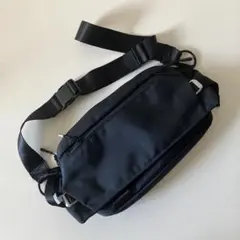 ace 紺色　小型　ボディバック　ネイビー