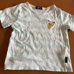 わ*す様 Klädskåp ピカチュウ　刺繍　100サイズ Ｔシャツ　半袖　ポケ
