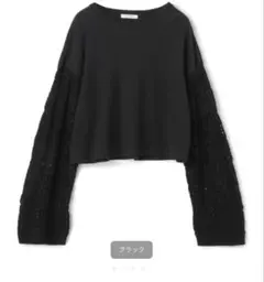 最終　MACPHEE マカフィー　レースコットンコンビ ショートプルオーバーのサムネイル