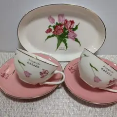 hiromichi nakano カップ・ソーサーケーキやお菓子皿セット花柄