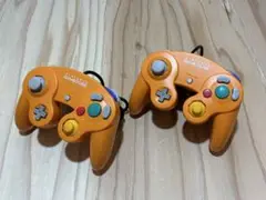 【動作品】ニンテンドーゲームキューブ コントローラー オレンジ