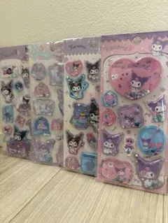 【正規品】サンリオ クロミ キラキラ ウォーターシール 水シール 4枚