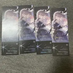 Rella 個展 特典 ノベルティ ホロ加工レプリカチケット 巡音ルカ