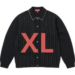Supreme Herringbone Cardigan ブラック Supreme - Supreme Herringbone Cardigan Black XLの通販 by