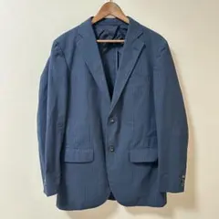 美品　グリーンレーベルリラクシング　ビジネススーツ　ネイビー　シアサッカー　L ほぼ1年着られる“賢いアイテム”の秘密｜UNITED ARROWS green