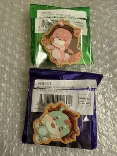 鬼滅の刃　炭治郎　ねずこ　ランダムアニマルクッキーバッジ　ufotable