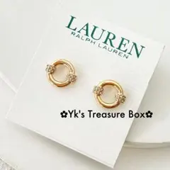 V148/RALPH LAUREN/2面用/パヴェシルバーミニハギーピアス - メルカリ