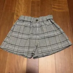 西松屋　チェック柄 ボトムス　パンツ 110cm 茶色