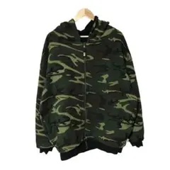 proclub プロクラブ ジップパーカー 迷彩 リバーシブル