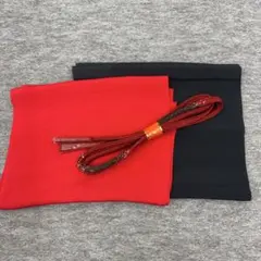 新品未使用品　帯揚げ　2枚　帯締め　1本　セット
